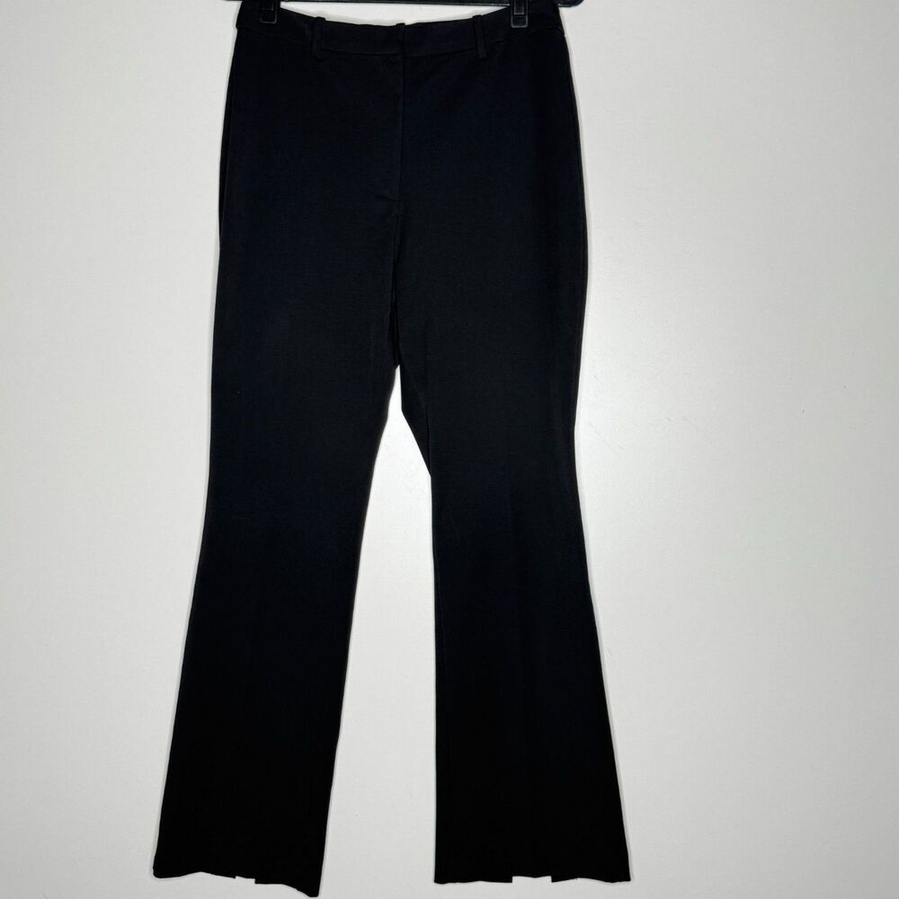 H&M Slit Hem Flare Pants Black Women's Size 10